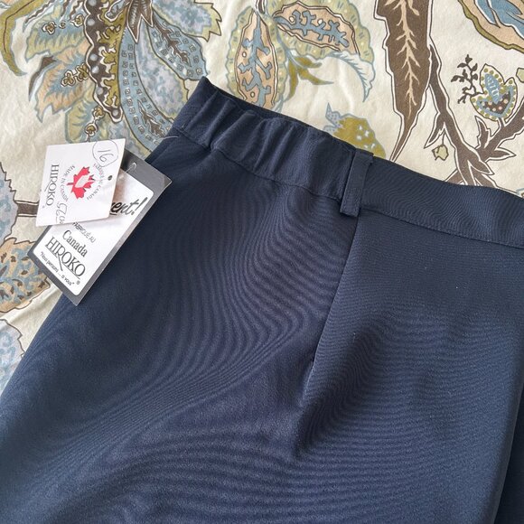 NWT Hiroko Career Trousers Navy Blue Women SZ 16 - Picture 6 of 6